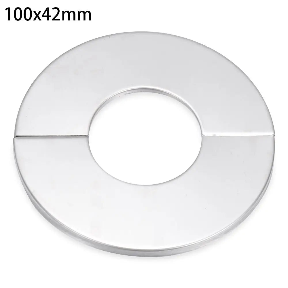 1Pc Stainless Steel Shower Kitchen Faucet Decorative Cover Wall Flange Self-Adhesive Pipe Wall Covers Bathroom Accessories New