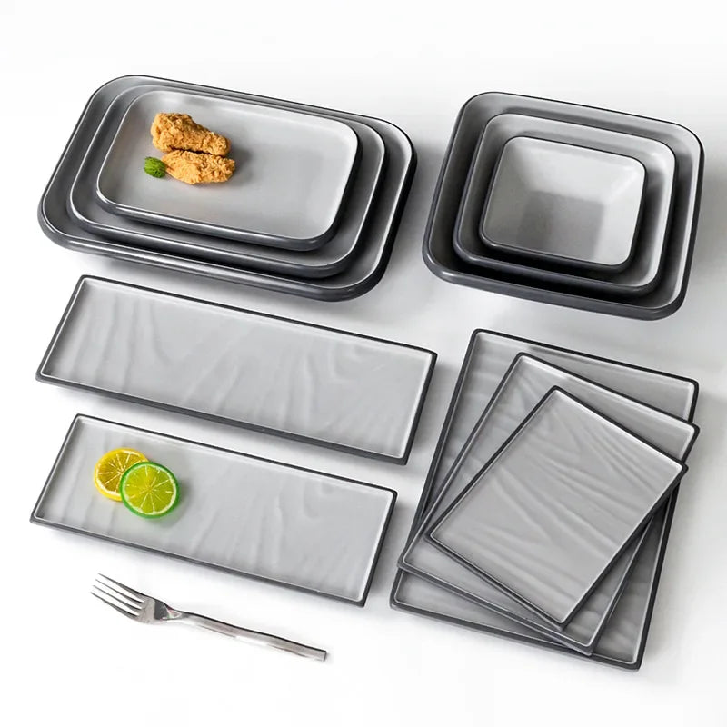 1PCS Tableware/high-end Cold Dish Plates/non Fragile Plates/bowls/sushi Plates, Japanese Style,A5 Food Grade Melamine