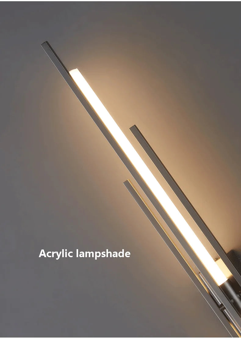 Light Luxury Wall Lamp Modern LED Gold Wall Light Indoor Lighting Wall Sconce Home Decor for Living Room Bedroom Bedside Stairs