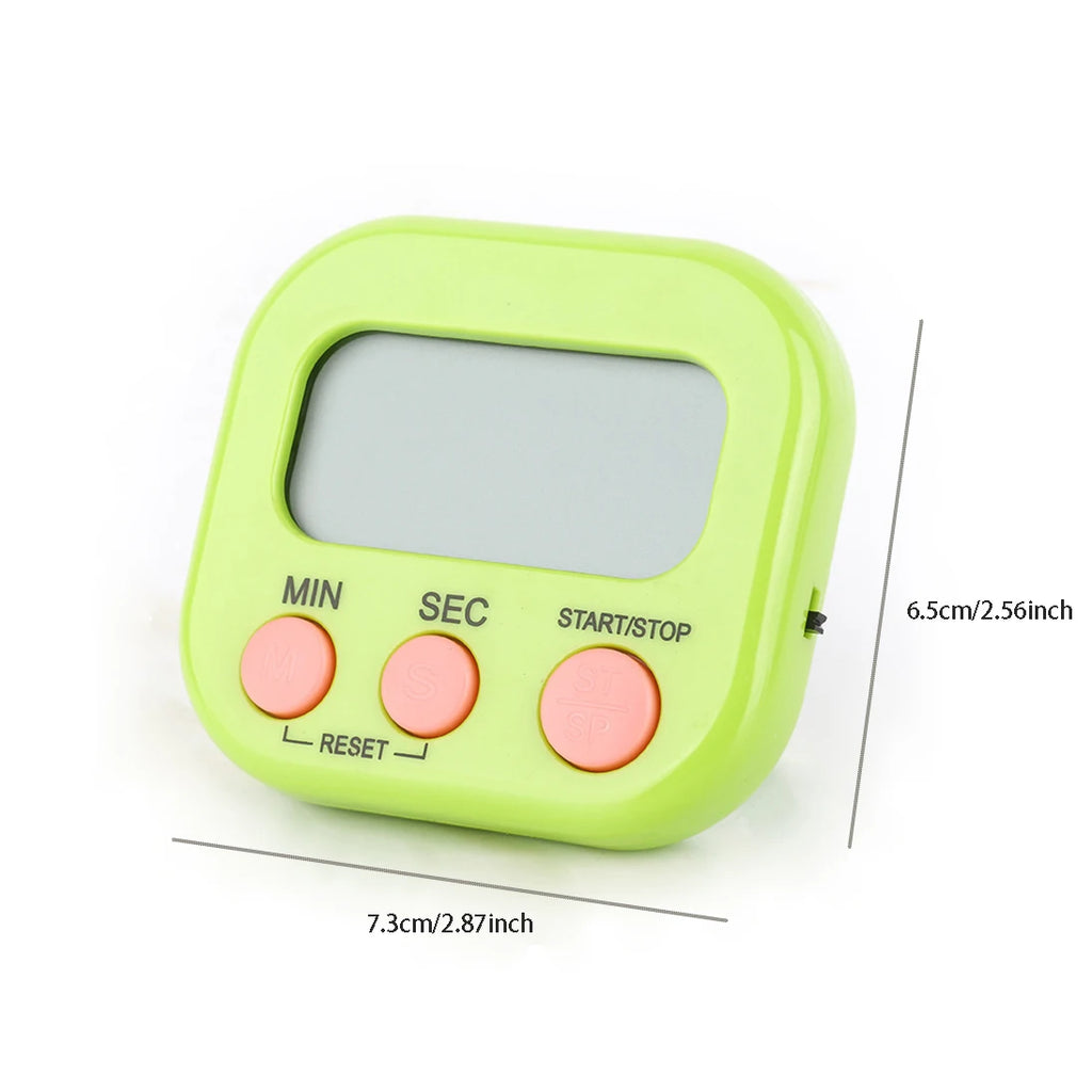 Digital Kitchen Timer for 99 Minutes Cooking Countdown with Magnetic Tool Timing Cook Friendly Alarm Clock Counter with Stand