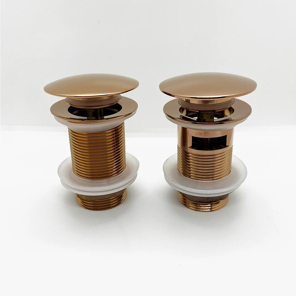 Rose Bathroom Siphon Drainer Sink Bottle Trap Modern Pop Up Filter Fixture Waste Stopper Set Washbasin Hose Accessory Renovation