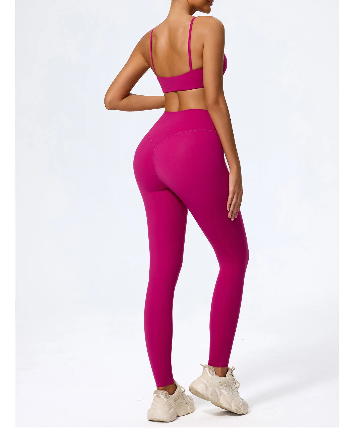 Ctenkevet Summer Women 2Pcs Sleeveless Sports Set Female Gym Two-piece Yoga Set High Waist Breathable legging Sportswear Women