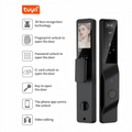 Tuya Wifi Palmprint 3d Face Recognition Smart Door Lock with Digital Camera Electronic Remote Control Door Lock for Wood Door