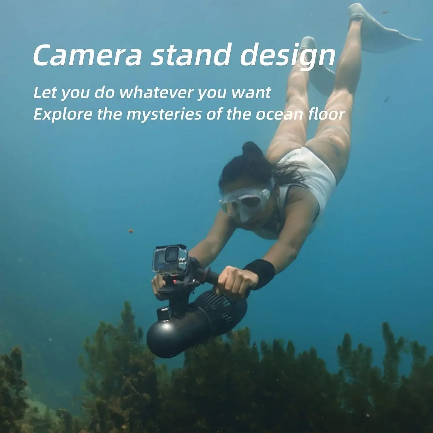 New 500W Electric Underwater Scooter 40M Brushless Motor 60 Minute Removable Battery Water Scooter 114