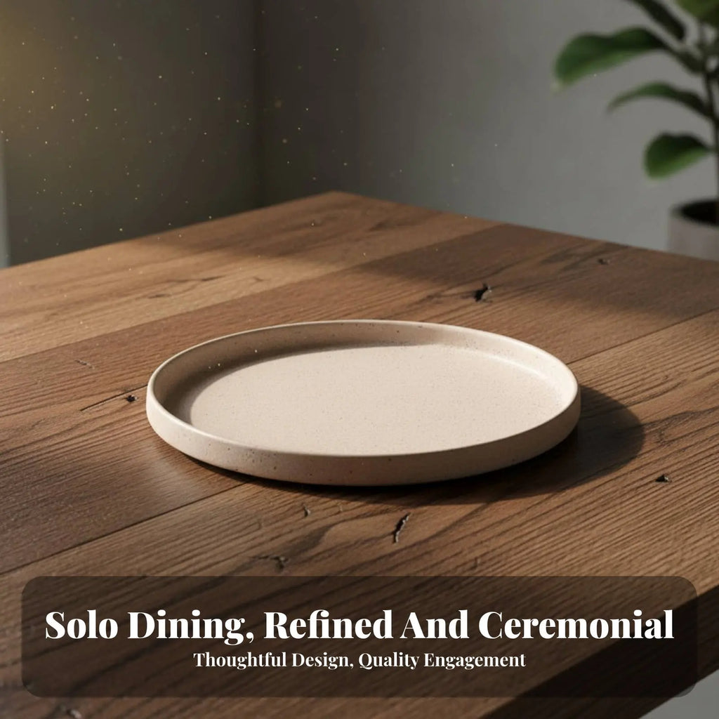 Ceramic Dinnerware Set, Single-Person Tableware, Matte Gray Bowl Plate Mug Spoon, High-End Hotel, Creative Ins Design