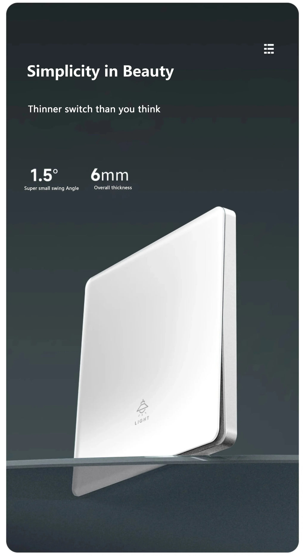 86 Type White Universal Wall Light Switch Tempered Glass EU Korea electrical Switch 220V 1/2/3/4 Gang 1/2 Way button Wall Panel