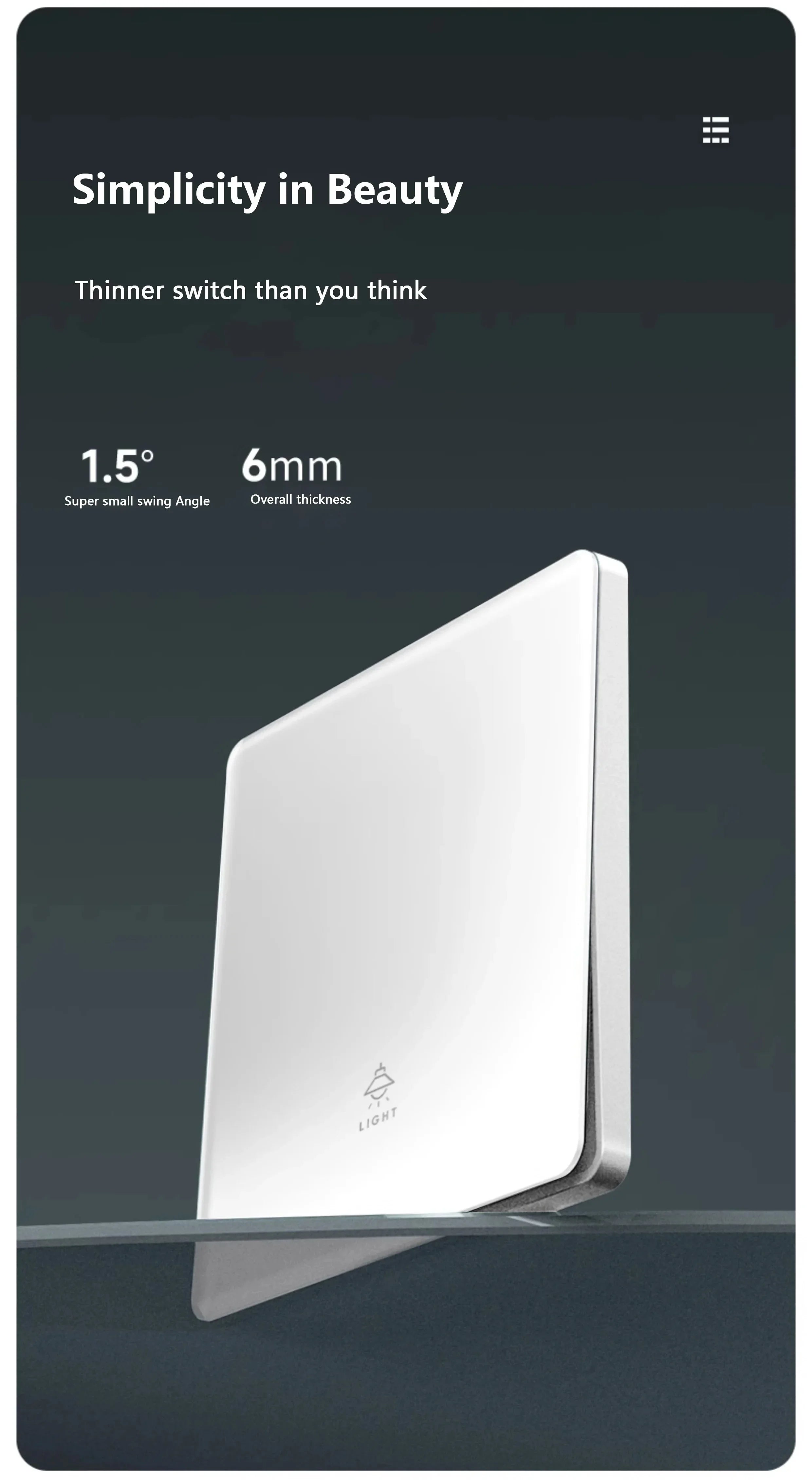 86 Type White Universal Wall Light Switch Tempered Glass EU Korea electrical Switch 220V 1/2/3/4 Gang 1/2 Way button Wall Panel