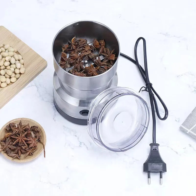 Kitchen Multifunctional 4 Blade Grain Grinder Coffee Chopping Home Electric Coffee Grinder Nut Bean Flavor Blender