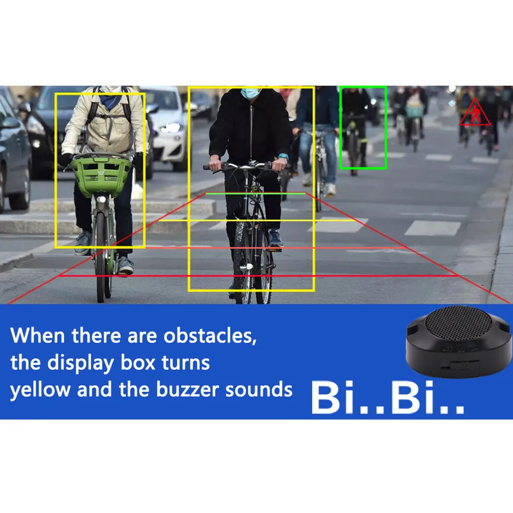 SMARTOUR ADAS AI Recognition AHD 1080P 180 Degree Fisheye Lens Intelligent Car Reversing Camera Sound Reminder Radar Monitoring