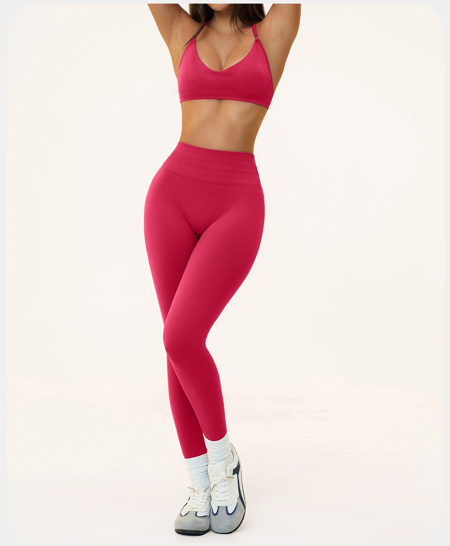 Seamless Yoga Suit 2PCS Women Tracksuit Sports Outfits Gym Workout Clothes Breathable Sports Bra Flared Pants Suit Yoga Clothing