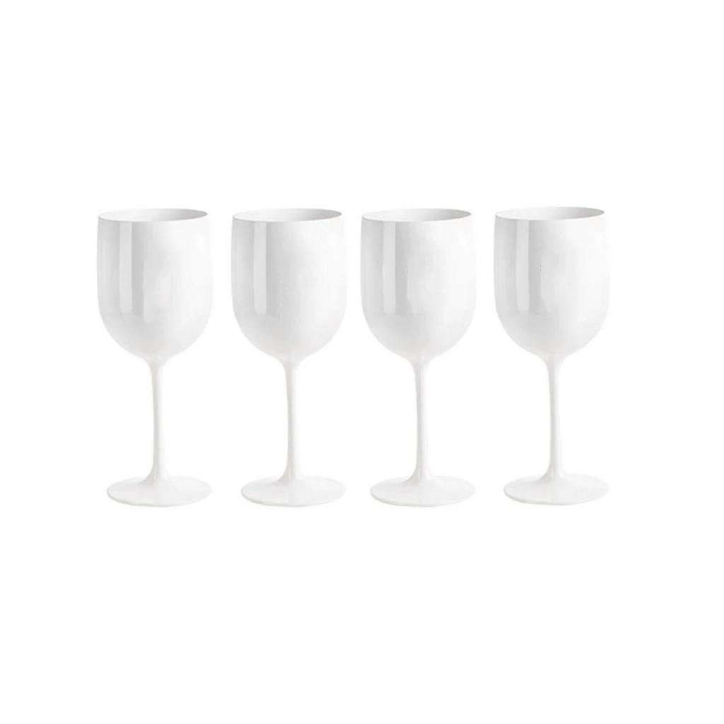 4Pcs Legant and Unbreakable Wine Glasses, Plastic Wine Glasses, Very Shatterproof Wine Glasses