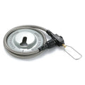 Gas Tank Extension Pipe With Valve Campingmoon Z21 20/25/60/75cm Camping Gas Tank Accessories Connect Pipe