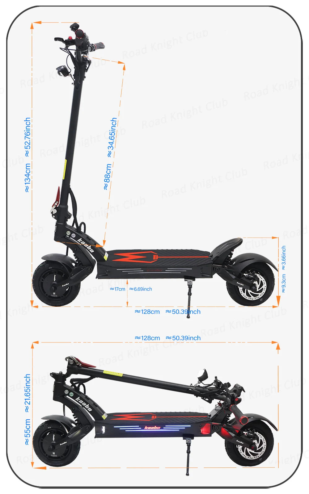 KAABO Mantis King GT 60V 24Ah Battery 1100W*2 Motor 70km/h Full Hydraulic Brake Central Display IPX5 WaterProof Electric Scooter