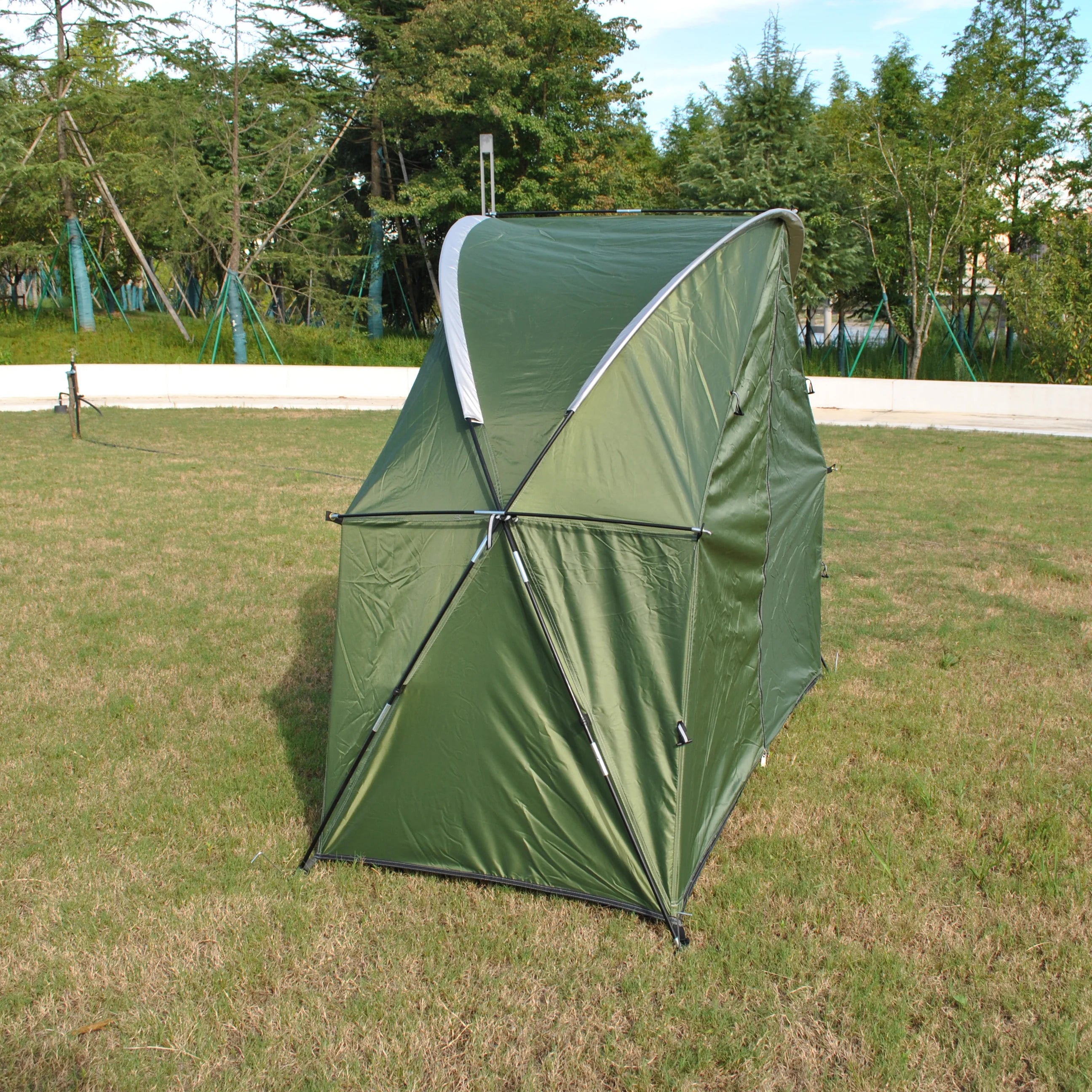 4-in-1 Camping Cot Tent, Backpacking 1 Person Camping Tent, Tent Cot Folding Off the Ground Tent,Fishing Tent,Excluding bed