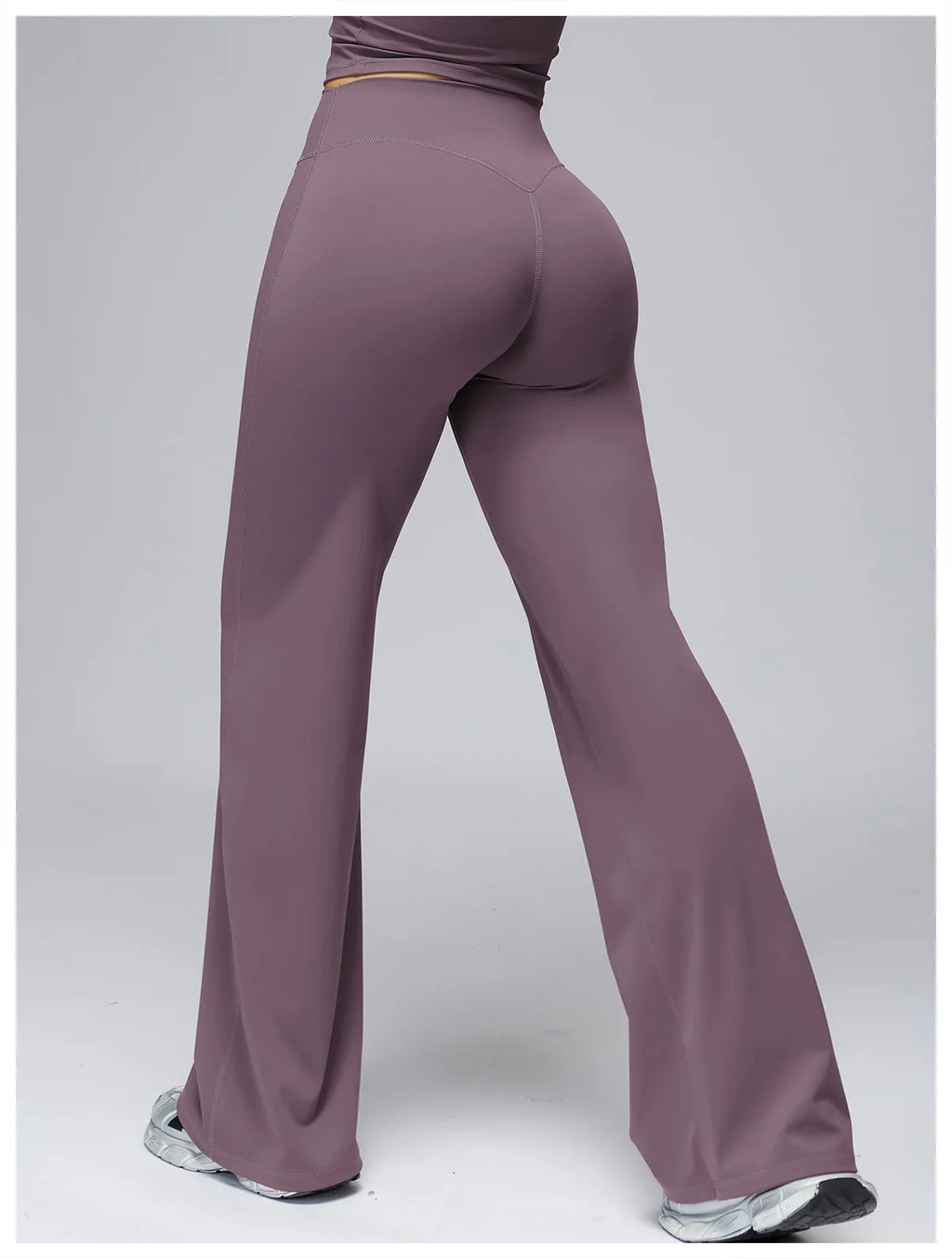 Women's Sports Yoga Pants High Waisted Straight Flared Trousers Running Fitness Sport Trousers Female Gym Casual Sports Pants