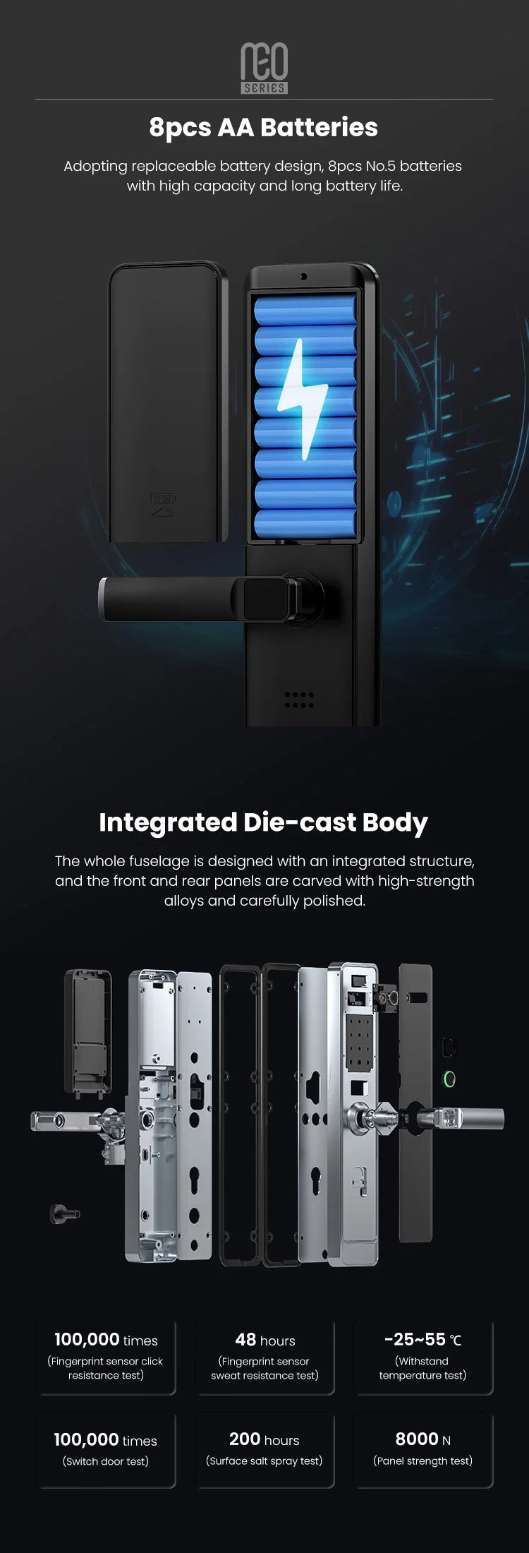 ttlock remote control 3d face recognition fingerprint smart lock automatic safe digital Intelligent electronic lock for home