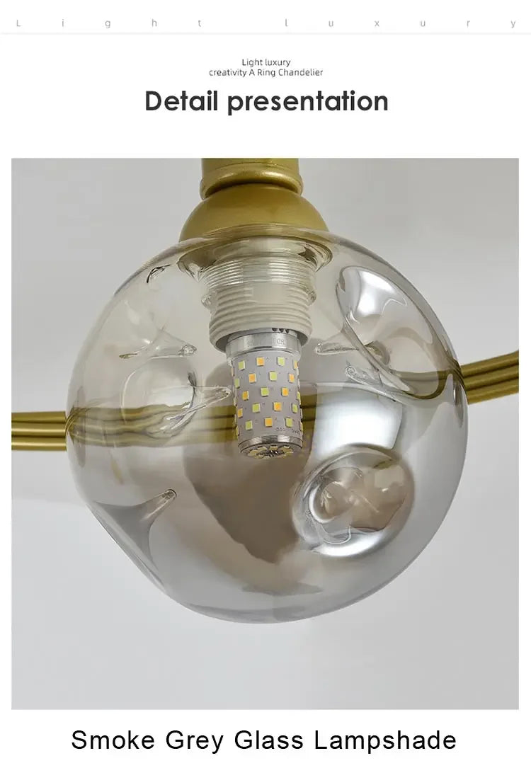 2025 Modern Led Ceiling Chandelier Nordic Glass Lamp Bedroom Kitchen Living Room Dining Room Decoration Home Ceiling Light Fixtu