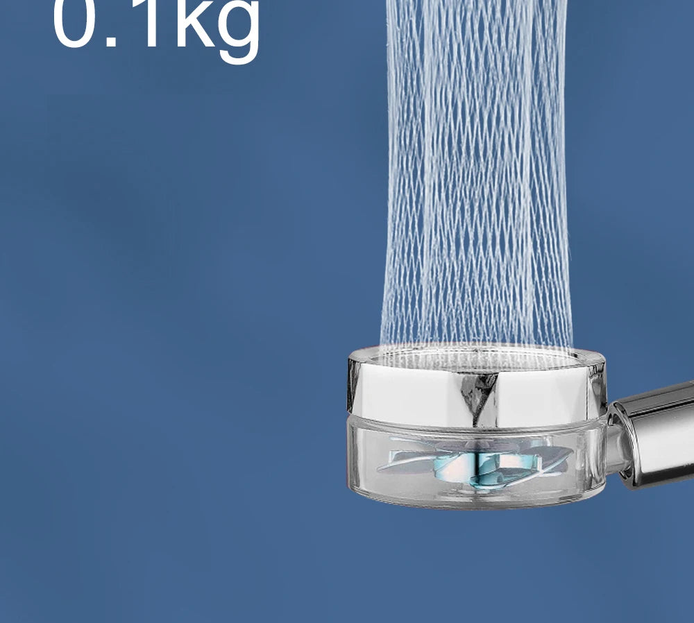 High Pressure Shower Head with One-click Stop Handheld Shower Head with Filters Water Saving Spray Hotel Bathroom Accessories