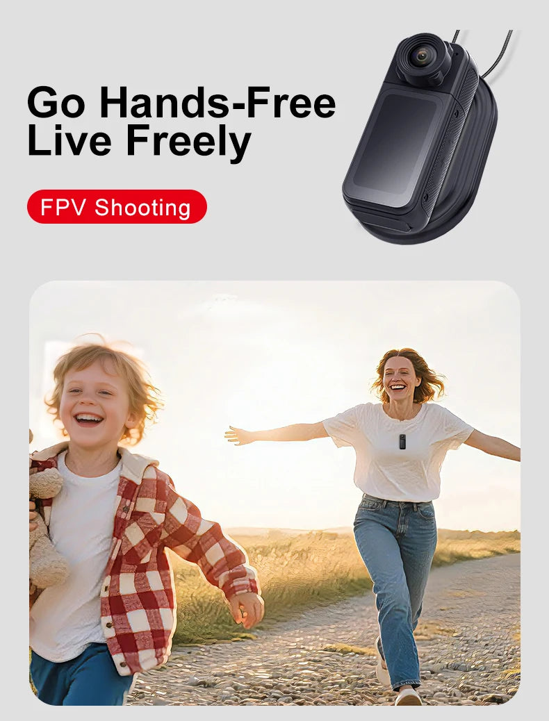 Thumb Camera Motion HD Pocket Camera DV Pet First-Person POV Camera for Outdoor Carrying and Cycling Recording