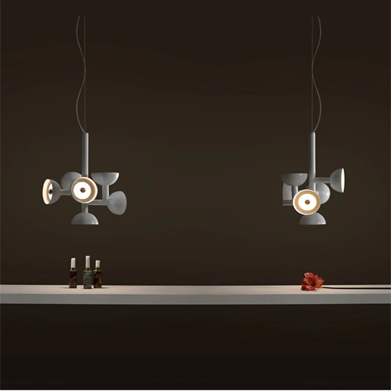 Postmodern chandelier Restaurant Creative danish designer light  Living Room Simple LED Indoor bedroom aesthetic lights