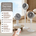 Air Circulation Fan Rechargeable Oscillating Fan Five Gear Adjustment Stand Fan Adjustable Height Household Air Circulation Fan