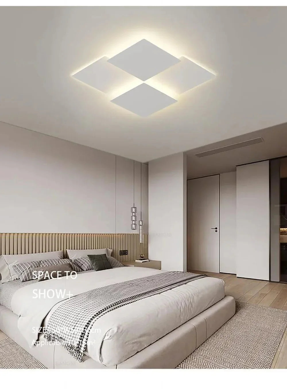 Modern LED Ceiling Chandelier Lamp For Living Dining Room Bedroom Balcony Home Decor Indoor Intelligent Lighting Fixture Lustre