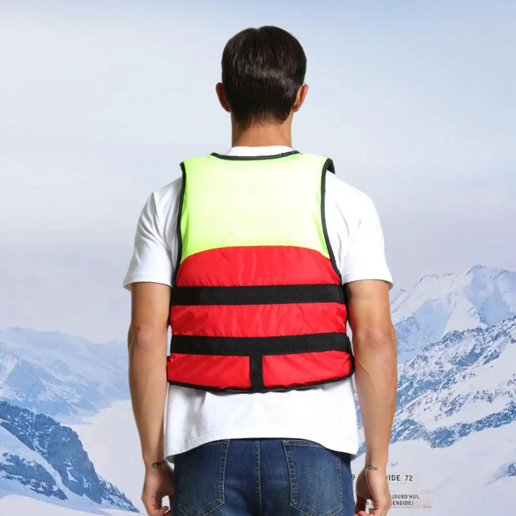 Swim Vests Quick-Dry Buoyancy Aid With Zipper Swim Trainer Vest For Boating Fishing Surfing Kayak Rowing Water Sports River Lake