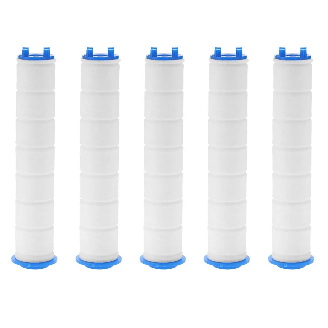 1pc / 5PCS Replacement Shower Head Cotton Filter Set Water Purification 11.5*2.5cm/4.53*0.98in For Shower Water Cleaning