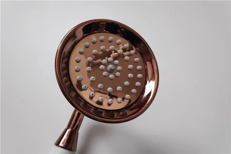 Bathroom Accessories Rose Gold Hand Shower Head High Pressure  Antique Water Output Antique Hand Shower Nozzle Water