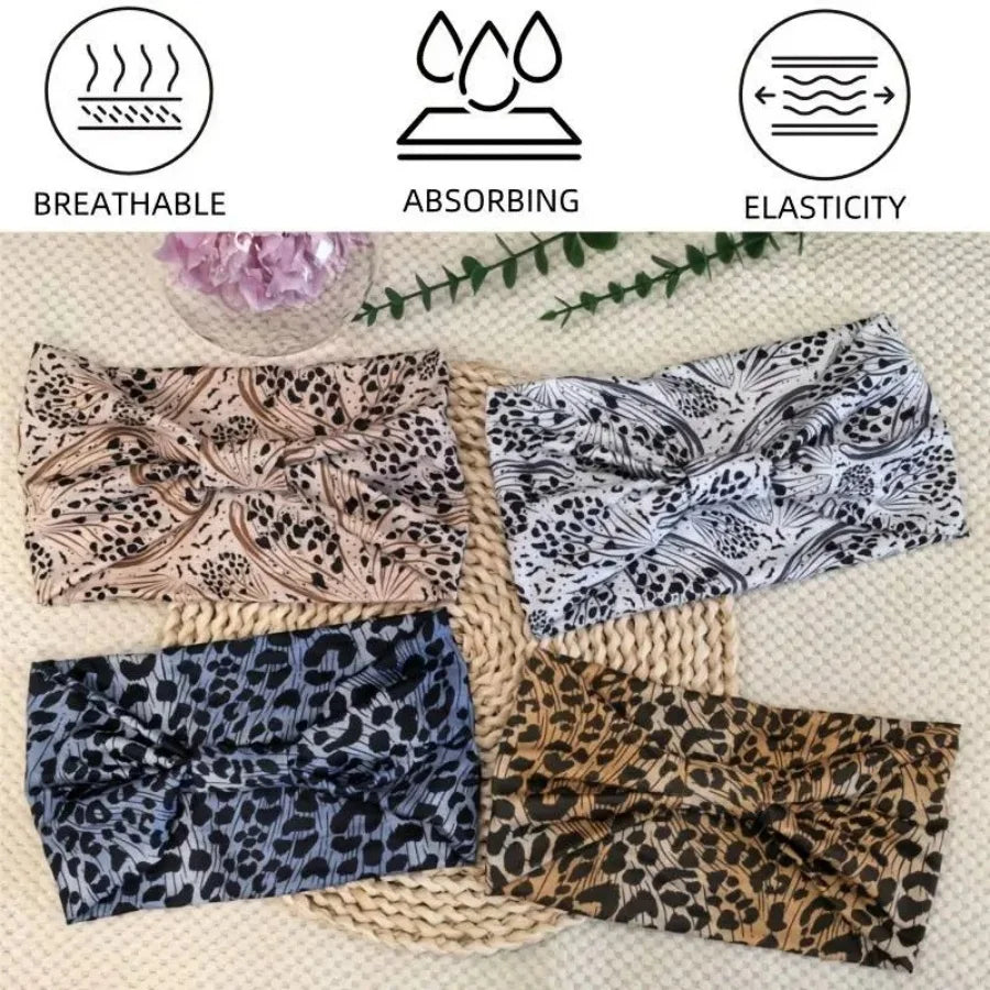 4pcs Athletic Headbands for Women Breathable Sports Sweatbands Versatile Yoga Hair Accessories for Running Fitness and Everyday Use Moisture-wicking Design