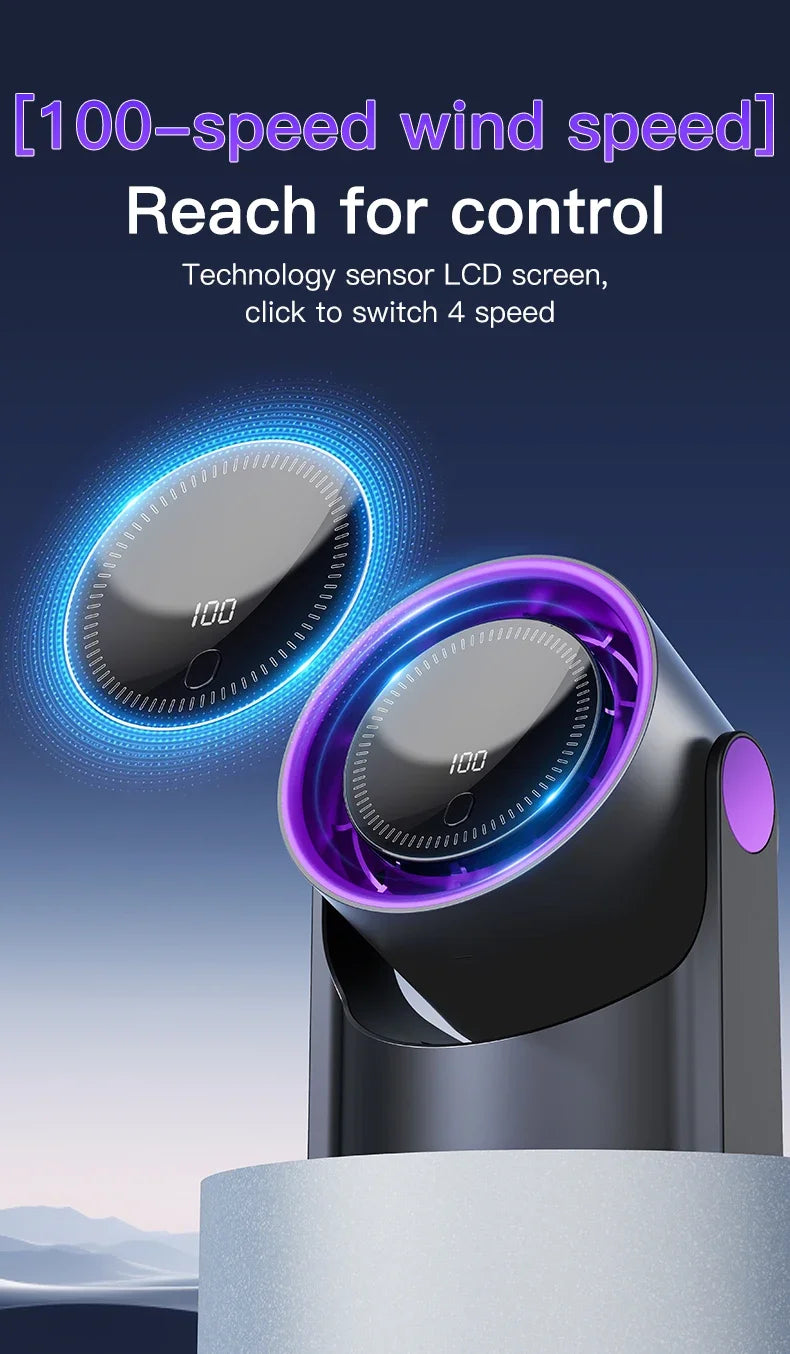 Multi-function electric fan air circulator, wireless portable home silent ventilator desktop wall ceiling fan, air cooler