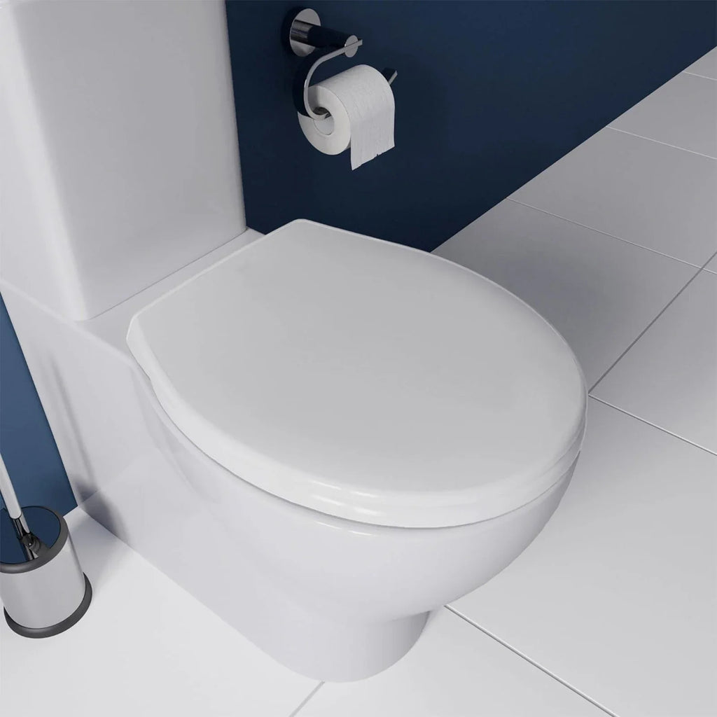 Toilet Seats with Slow Close Hinges Cover Toilet Accessory Portable Slow Down Seat Cover Bathroom Fixture Toilet Parts