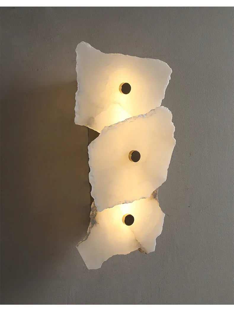 Modern Light Luxury Marble Wall Lamp Bedroom Bedside Tv Background Aisle Corridor Lighting