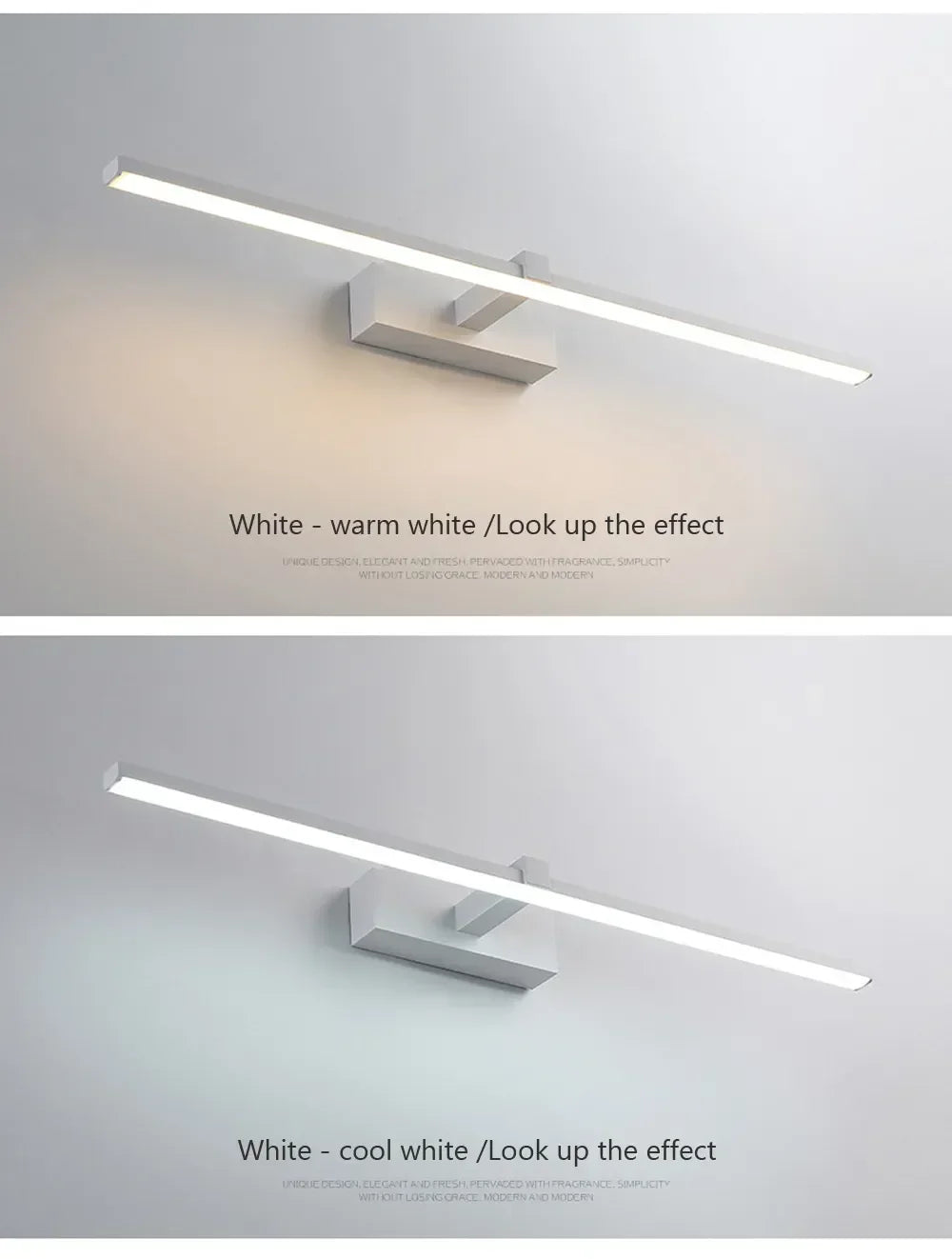 Modern LED Vanity Mirror Wall Light for Bathroom Makeup Mirror Headlamp Indoor Lighting Fixture Sconce Decor
