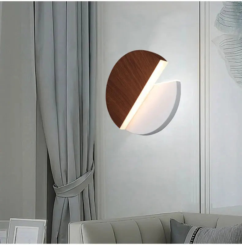 LED Wall Lamp 360 Degree Rotation Adjustable Bedside Lights White Black Creative Wall Light  Modern Bedroom Loft Aisle Lamps