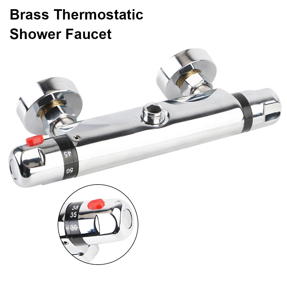 Thermostatic Shower Water Faucet Bathroom Tool Bathroom Mixing Valve Hot And Cold Mixer Thermostatic Tap Bathtub Faucet