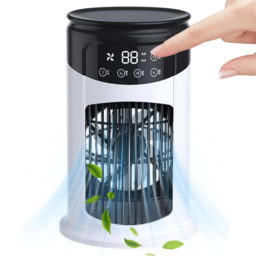 Portable Air Conditioners Evaporative Air Cooler Portable Ac 6 Speeds Adjustable Cooling Fan Quiet Humidifier for Studio Kitchen