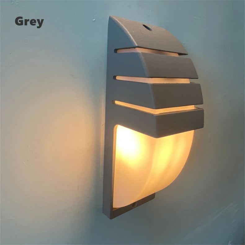Outdoor LED Wall Lamp E27 IP65 Waterproof Aluminum Garden Porch Light 110V 220V Exterior Decor Sconce Street Lighting Fixture