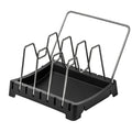 Compartments Pot and Pan Organizer Kitchen Cabinet Pantry Baking  for Cutting Boards/Plates/Baking Utensils