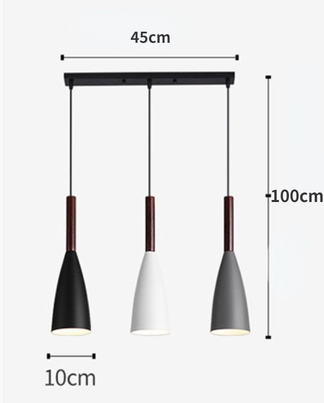 Modern Living Room 3 Head Lighting Nordic Minimalist Pendant Light Over Dining Table Kitchen Island Bedroom Decor Light Fixtures