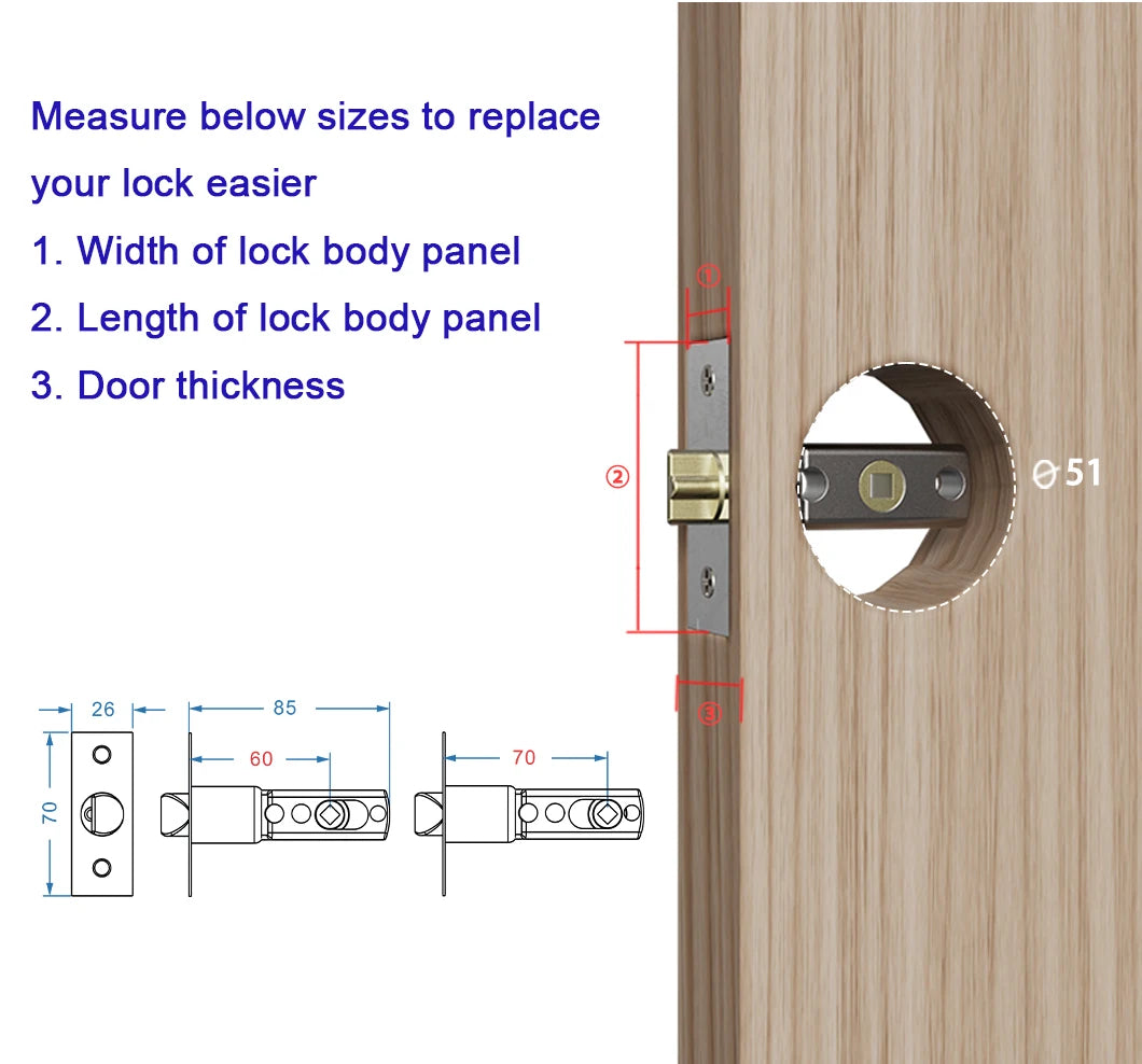 WINFREE Smart Lock Fingerprint Door Lock Passcode Card Key TTLock Bluetooth Keyless Entry for Home Office
