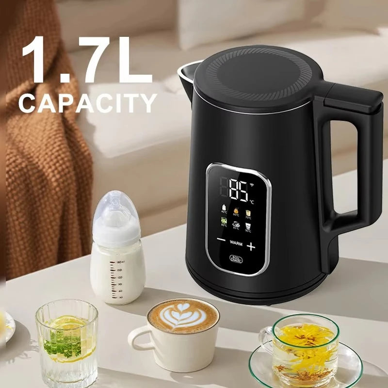 1.7L Stainless Steel Smart Electric Kettle WiFi App Control