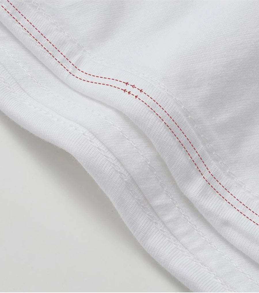 Wolfeel Summer 100% Cotton Women's T-shirt Bottoming Basic Fashionable Solid Lady Short Sleeve Loose Tops Shirts 230g/㎡ Tops
