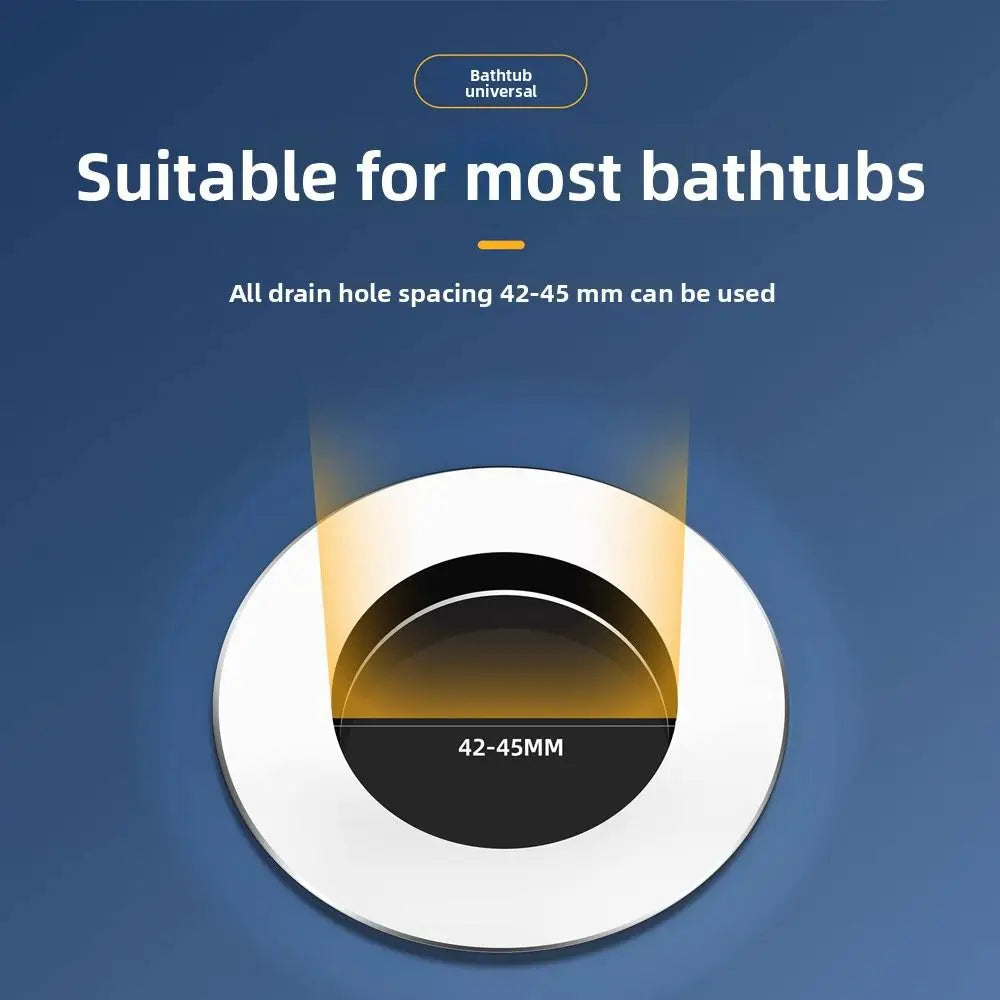 Universal Pop-up Bathtub Stopper Rustproof Anti-clogging Bathtub Drain Stopper Sturdy Drain Protector Drain Plug