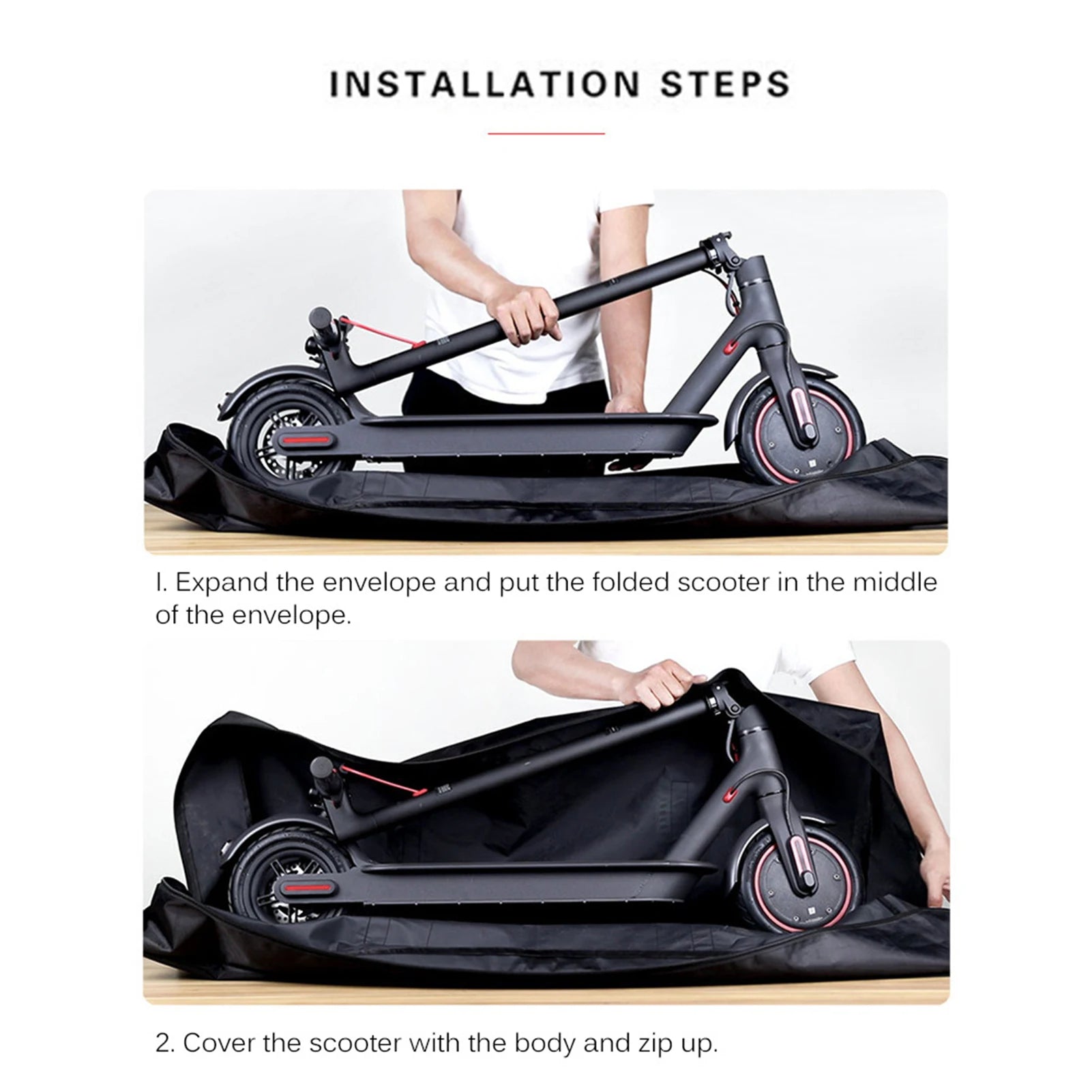 Electric Scooter Bag Waterproof Foldable Scooter Carry Bag Portable E-Scooter Handbag Shoulder Bag For M365 Scooter Accessories
