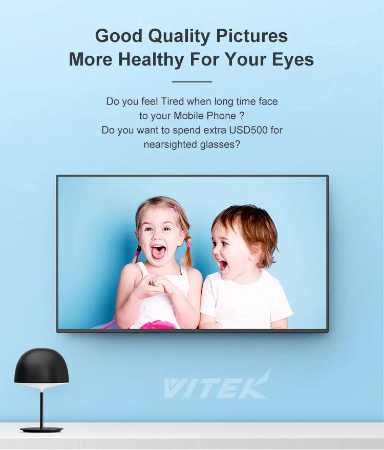 VITEK 49 60 78 Inch Smart 4K Television LED TV,Cheap Chinese Flat Screen UHD Television,55 65 75 80 85 Inch Smart UHD LED TV 4K