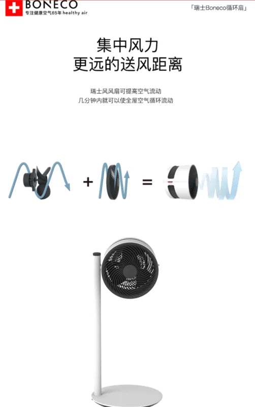 Air Circulator Fan Home Energy Saving Standing Quiet Floor Fan with Easy Cleaning and High Efficiency Ventilation Fans