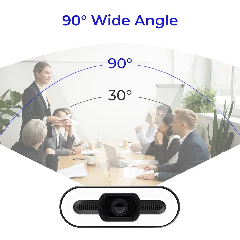 Webcam 2K mini camera web camera with microphone web camara for pc 1080p webcam mini pc camera focus usb cameras for computer
