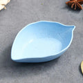 Durable Wheat Straw Seasoning Dish Kitchen Utensils Tableware Snack Plate Leaf Round Shape Tableware Bowl Barbecue