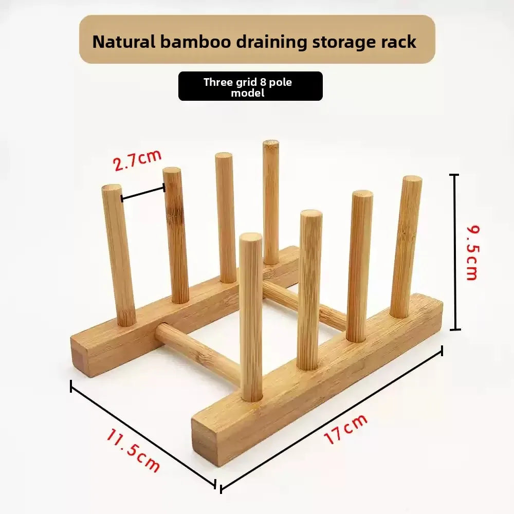 Multifunctional Cup Plate Organizer with Cutting Board Holder, Space Saving Eco-Friendly Kitchen Storage for Home & Supermarket
